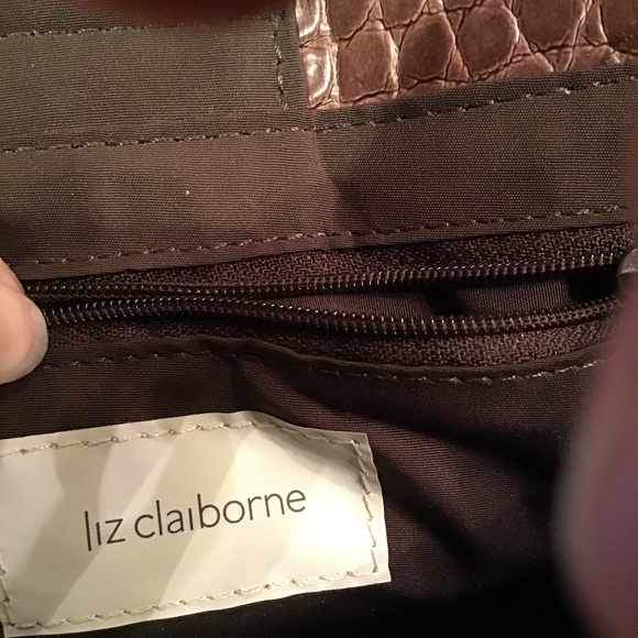 💚3/$25 Liz Claiborne small purse flower needlework bow - Picture 5 of 13